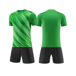 Custom Soccer Uniform Sublimation Football Jersey Set OEM ODM Team Wear Logo Printing Embroidery Private <b>Label</b> Short Front - Product Image 1