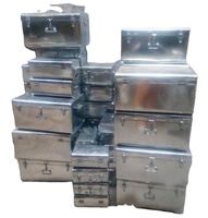 Boîte à déjeuner/boîtes de rangement/boîte de coffre galvanisée boîtes métalliques pour la cuisine petites boîtes pour la maison petits articles organisateur boîte à bijoux