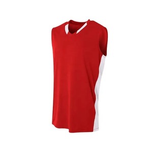 Breathable Youth Basketball Jersey Shirts Custom Heavy Mesh Embroidery logo High Fashion Men Basketball Top Wear - Product Image 5