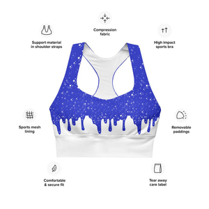 Sujetador deportivo sublimado de poliéster y elastano ligero para mujer 2026, transpirable, para yoga, que absorbe la humedad, con espalda cruzada - Product Image 5