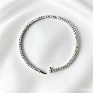Marquise Moissanite Diamond 925 Silver <b>Bracelet</b> Tennis <b>Bangle</b> for Women Luxury Jewelry Gift Wedding Party - Product Image 4