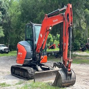 Excavadora de Ruedas Kubota U55-5 con Cilindro Hidráulico Bosch Rexroth, Componentes Principales del PLC Incluyen Motor - Product Image 2