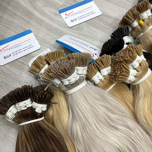 Factory Price I Tip <b>Hair</b> <b>Extensions</b> Natural Wavy Thick Ends And Very Soft Made From 100% Vietnamese Human <b>Hair</b> - Product Image 1