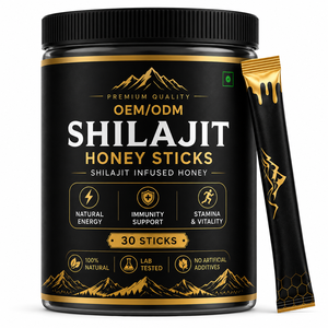 Palitos de Miel de Shilajit del Himalaya 100% Puro, Marca Privada OEM, con Ácido Fúlvico Natural para Equilibrio Energético y Apoyo a la Fuerza - Product Image 1