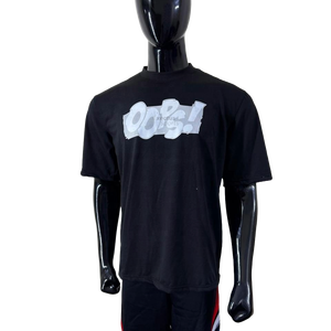 T-shirt en coton mélangé épais et poly pour hommes de grande taille avec logo personnalisé T-shirt uni imprimé DTF de haute qualité tricoté vierge - Product Image 1