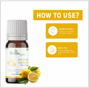 10ml <b>Dropper</b> <b>Bottles</b> | LEMON EXTRACT DROPS | Citrus limon | Vitamin C boost, immunity, detoxification - Product Image 4