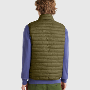 CHALASA SPORTS Wholesale <b>Men's</b> Spring Woolen Formal Puffer Vest Breathable <b>Warm</b> Sleeveless Outdoor Workwear Padded <b>Jacket</b> Casual - Product Image 3