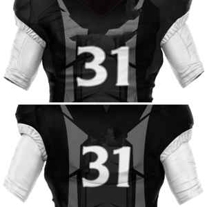 Uniforme de football américain en polyester de haute qualité pour adulte, personnalisable, tenue de sport pour équipe, short grande taille, technique de sublimation, couleur unie - Product Image 3