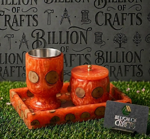 Brûleur d'encens en bois rustique fait main avec résine, boîte à oud, cadeau du Ramadan, cadeau de l'Aïd, accessoires de décoration islamique pour la maison - Product Image 5