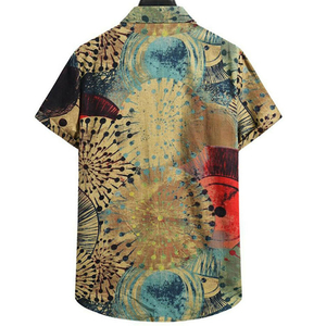 Chemises Hawaïennes d'Été Respirantes en Coton Polyester 100% Personnalisées Professionnelles à Prix de Gros – Chemises de Plage Tendance OEM - Product Image 2