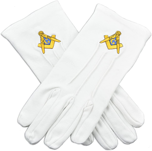 White Leather <b>gloves</b> wrist length breathable plain style soft comfortable reusable washable formal daily wear lightweight unisex - Product Image 4