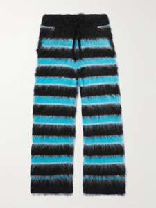 Ensemble 2 pièces pour homme, pull en mohair à manches longues et pantalon long, jacquard chaud et moelleux, personnalisable OEM pour l'hiver - Product Image 4