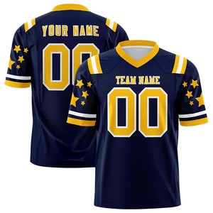 Professional American Football Jersey Quick Dry Fabric School Teamwear Supplier For Adult Club Practice <b>Games</b> - Product Image 4