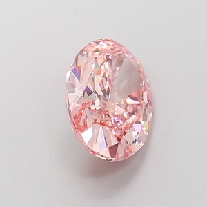 Diamant CVD rose vif fantaisie de forme ovale modifiée, cultivé en laboratoire, 2,05 carats, clarté VVS1, polissage excellent, diamant non monté de luxe - Product Image 4