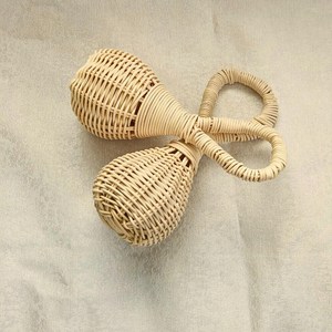 Juguete Sonajero para Bebés Hecho a Mano de Ratán Natural, Mordedor Ecológico para Bebés, Regalo para Guardería, Proveedor Mayorista de Fábrica - Product Image 5