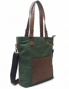 <b>Leather</b> Tote Bag Men <b>Briefcase</b> Laptop Messenger Durable Waterproof Zipper Outdoor Fashionable Premium Gift Office Commute Travel - Product Image 3