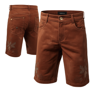 Pantalones Cortos de Gamuza Bávara para Hombre, Estilo Urbano, con Cintura Elástica, Resistentes al Viento y Transpirables, Ideales para Festivales - Product Image 4