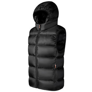 OEM Longline <b>Women</b> Puffer <b>Vest</b> Sleeveless Collarless Bubble <b>Down</b> Coat Custom Logo - Product Image 1