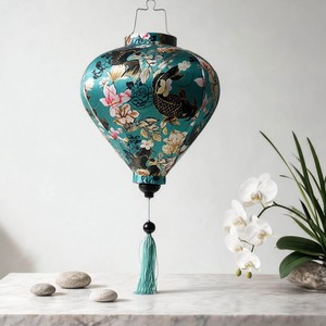 Linternas de seda de bambú hechas a mano, lámpara colgante tradicional vietnamita, precio competitivo - Product Image 1