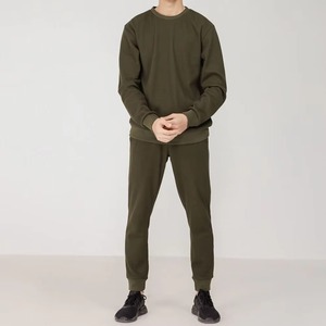 Survêtement unisexe décontracté en polaire tendance Hip Hop 2026, en polyester/coton, avec blocs de couleur - Product Image 1
