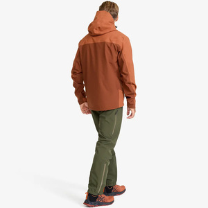 Veste coupe-vent à col haut pour homme, protection extra contre le vent, col montant, veste de sport à capuche, manteau coupe-vent - Product Image 4