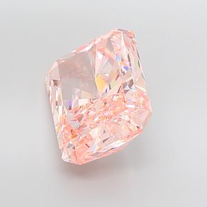 Diamante Rectangular Premium de Corte Radiante, Color Rosa Intenso, Claridad VVS2, Cultivado en Laboratorio por CVD, Creación JK, Certificado IGI, Modelo ADK357 - Product Image 3