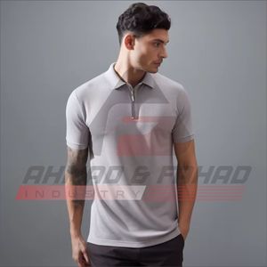 <span class=keywords><strong>เสื้อ</strong></span>โปโลแขนสั้นสีขาวสำหรับผู้ชาย แต่ง<span class=keywords><strong>ขอบ</strong></span>สี<span class=keywords><strong>แดง</strong></span>กรมท่า ปิดด้วยซิป ผ้าถักโพลีเอสเตอร์ระบายอากาศได้ดี เหมาะสำหรับใส่ลำลองในฤดูร้อน - Product Image 5