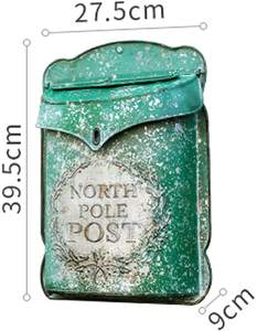 Boîte aux lettres métallique résidentielle et professionnelle avec conception antirouille durable pour application postale, taille et couleur personnalisables, utilisation en gros - Product Image 2