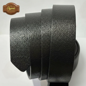 Cinturón de cuero genuino de vaca grabado con láser de primera calidad con hebilla de cobre – Clásico - Product Image 2