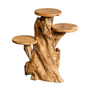 ARTERRA Présentoir Décoratif Premium pour Diwali, en Racine de Teck Bio, Artisanat Rustique Fait Main, pour Intérieur et Extérieur - Product Image 2