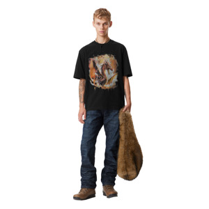 Camiseta Personalizada de Manga Corta para Hombre, Corte Regular, Impresión Digital, Tela de Algodón/Bambú, Ecológica, Antiencogimiento, Transpirable, Logotipo Frontal - Product Image 1