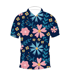 เสื้อโปโลผู้ชายลายดอกไม้สีชมพูกรมท่าลำลองแขนสั้นแฟชั่นฤดูร้อน - Product Image 4