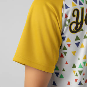 Maillots de baseball unisexes personnalisés de haute qualité, impression par transfert thermique OEM, respirants, séchage rapide, toutes saisons, option logo sur le devant - Product Image 5