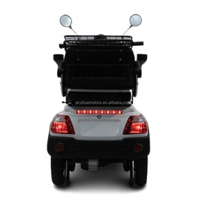 Scooter électrique tout-terrain à 3 roues, autonomie de 60 km, 1000 W, batterie au plomb-acide 20 Ah, contrôle par application, suspension intégrale pour - Product Image 6