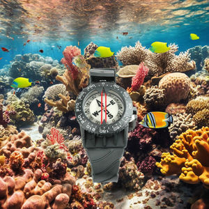 Brújula de Buceo Ligera de Aluminio, Herramienta de Navegación Submarina Fácil de Leer para Buceo, Diseño Duradero para Buceo Profundo - Product Image 4
