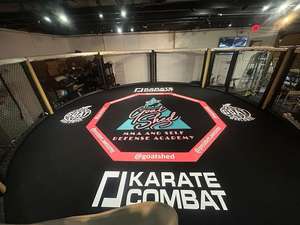 Cubierta de Lona para Ring de Boxeo Personalizada, Cubierta de Suelo de PVC/Vinilo Resistente, Modelo IRSA SPORTS IRSA-254801, Equipo de Gimnasio OEM - Product Image 5