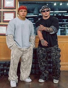 Mens Baggy Camo Pants Graphic Sweatpants with Pockets Camouflage Cargo Joggers Men for Gym Casual Hiking - Product Image 4