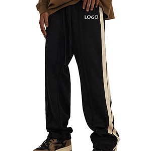 Custom Distressed Sweatpants Manufacturer Heavy Cotton Streetwear Joggers Embroidery Rhinestone Puff Print OEM ODM Factory - Product Image 6