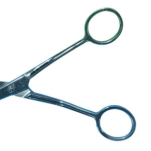 Reusable Duckbill <b>Cuticle</b> <b>Scissors</b> Curved Stainless Steel Blades Durable Steel Handle Right-Handed Premium Nail Care Instrument - Product Image 3