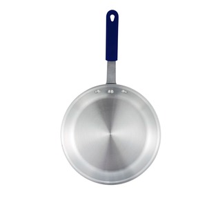 Stainless Steel Frying <b>Pan</b> Round With Plastic <b>Handle</b> No Coating For Gas And Induction Cooker Hand Wash Only - Product Image 1