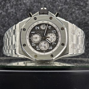 Montre-bracelet de luxe pour homme en acier inoxydable, chronographe à quartz, personnalisable avec logo, vente en gros - Product Image 2