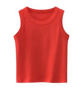 Nouveau débardeur d'été décontracté pour garçons, en coton à séchage rapide, imprimé, col rond, sans manches - Product Image 6