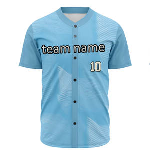 Uniformes de Béisbol Sublimados Personalizados de la Mejor Calidad, Uniformes de Béisbol al por Mayor, Jersey de Béisbol con Color Personalizado - Product Image 1