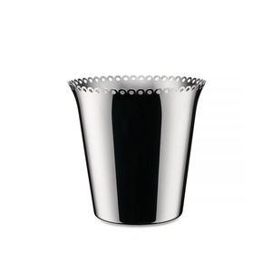 Seau à glace moderne blanc et laiton poli avec poignée en corne de buffle, qualité supérieure, 3 Qt. Seau à glace isotherme pour bar et accessoires de maison – Prix le plus bas - Product Image 5