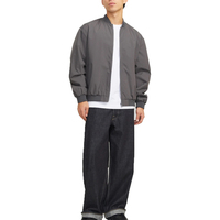 Blouson Bomber Unisexe Chaud et Épais en Duvet pour Homme, Veste de Sport en Toile Coupe-Vent Écologique Style Streetwear