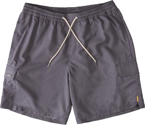 Short de bain cargo bleu uni pour homme, taille élastique personnalisée, séchage rapide, cordon de serrage, décontracté, en tissu Oxford 2026 - Product Image 5