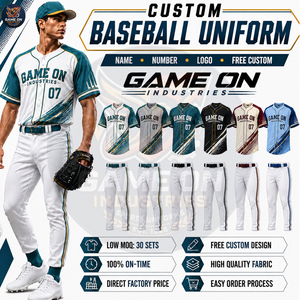 Tenues de baseball sublimées personnalisées pour équipes sportives jeunes, légères, respirantes, à boutons, pour la vente en gros - Product Image 4