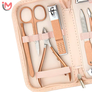 Classic Nail <b>Kit</b> 7 In 1 Stainless Steel <b>Manicure</b> Tools Portable Bag Set For Adult - Product Image 2