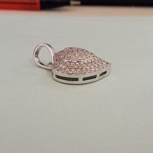 JEWELSPAARK Collier Pendentif Cœur Halo en Diamant Naturel 1,04 Cttw pour Femme, en Argent Sterling Plaqué Or, Sertissage à Griffes Tendance, pour Mariage - Product Image 3