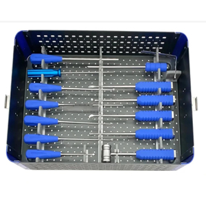 Kit d'instruments chirurgicaux pour la colonne vertébrale antérieure, pour la fusion, la décompression, la fixation et l'accès vertébral - Product Image 5